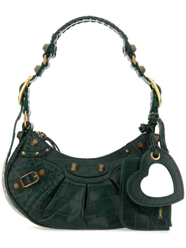 Luxury Balenciaga  Le Cagole XS Shoulder Bag Dark Green