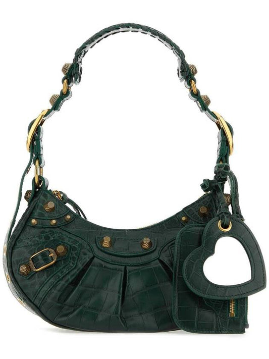 Luxury Balenciaga  Le Cagole XS Shoulder Bag Dark Green