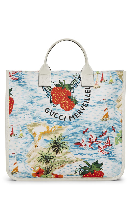 Gucci, Multicolored Merveilleux Nylon Kids Tote, Multi
