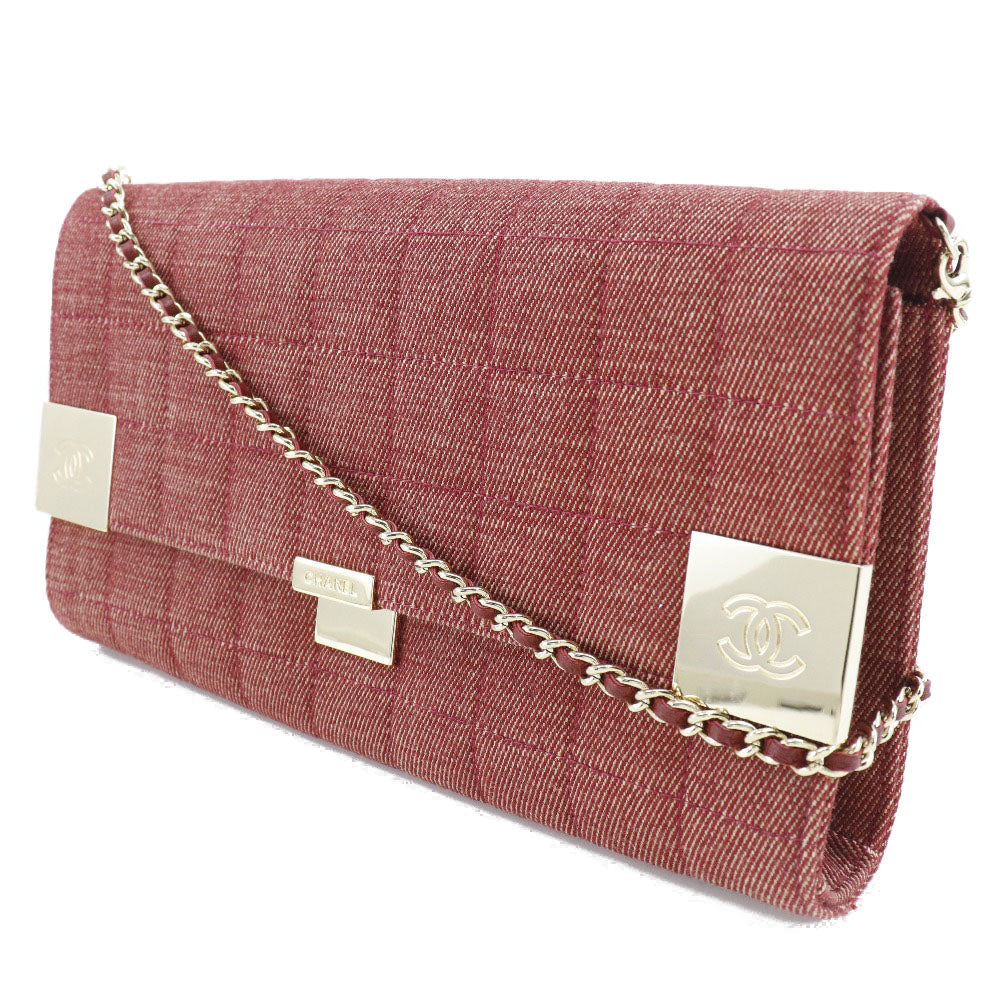 CHANEL Chocolate bar Shoulder Bag