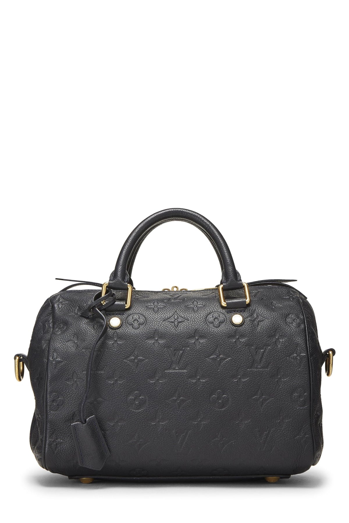 Louis Vuitton,  Blue Infini Empreinte Speedy Bandouliere 25, Navy