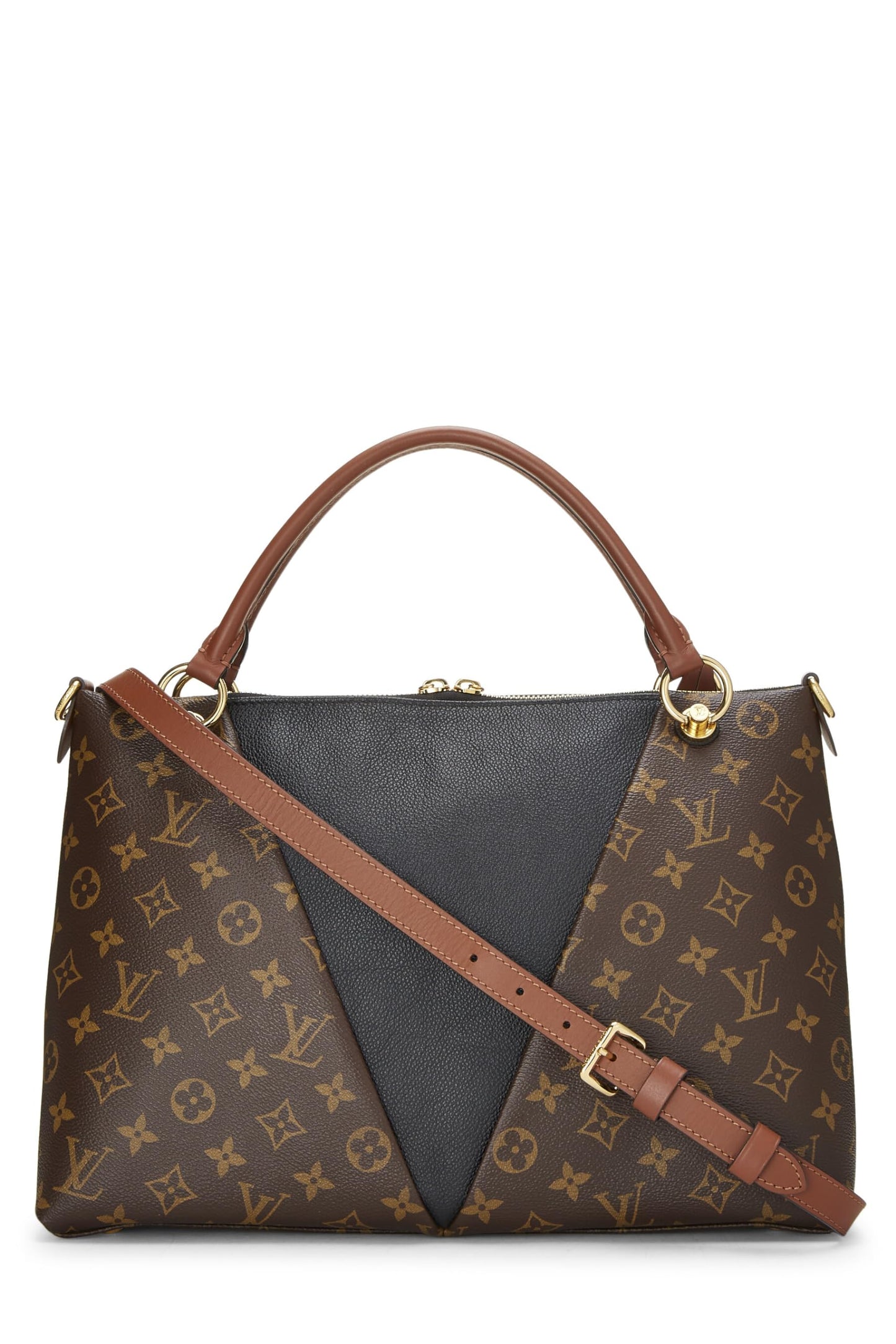 Louis Vuitton,  Black Monogram Canvas V Tote BB, Black