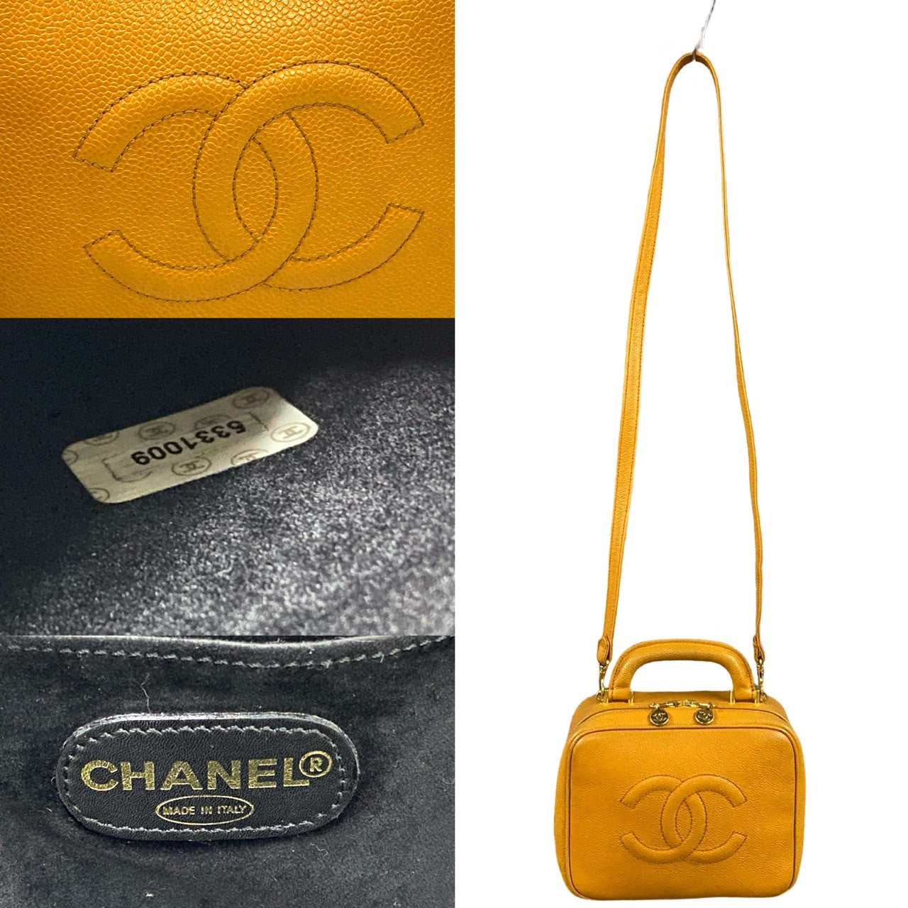 Chanel Coco Caviar Skin 2way Handbag