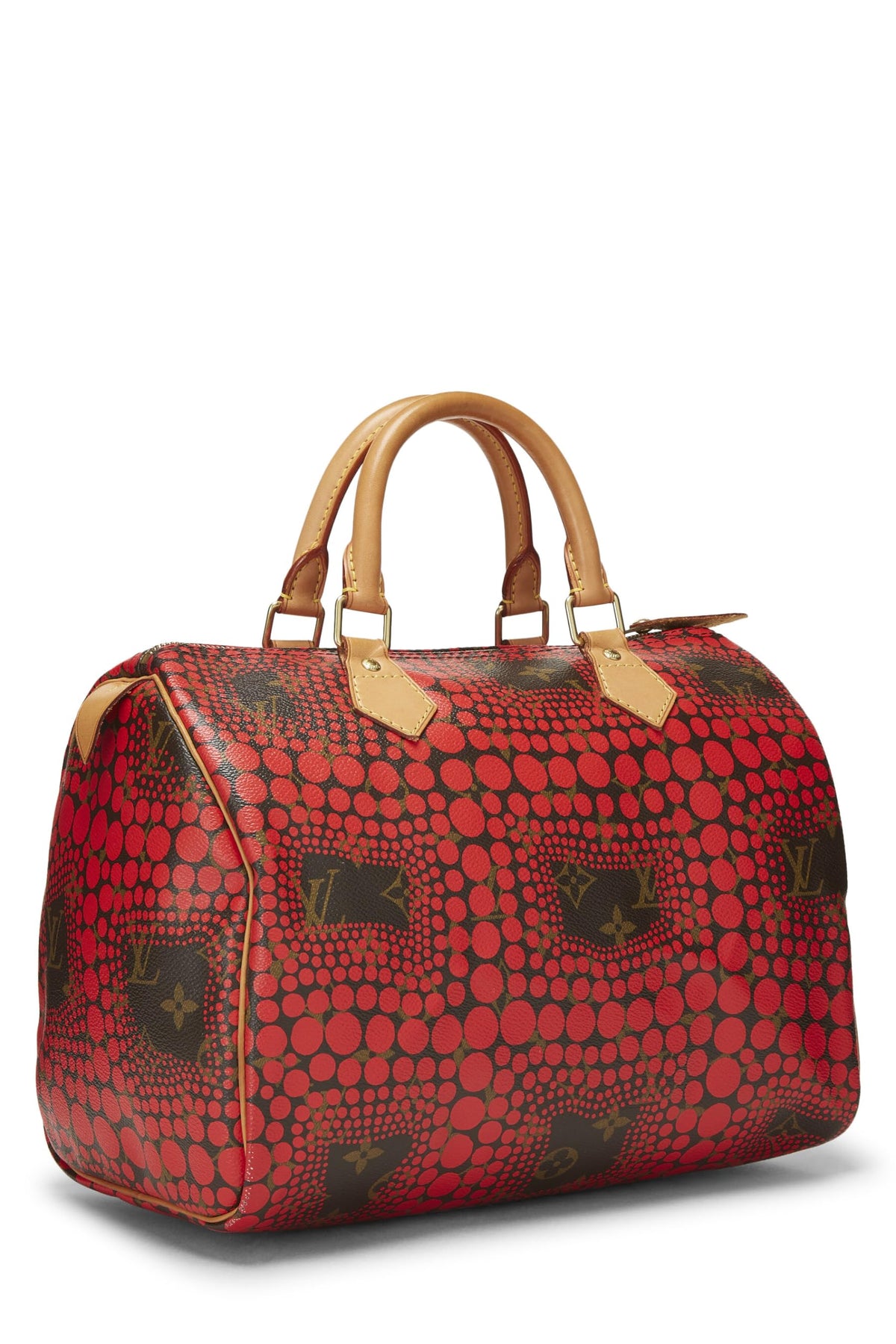 Louis Vuitton,  Yayoi Kusama x Louis Vuitton Red Monogram Dots Infinity Speedy 30, Red