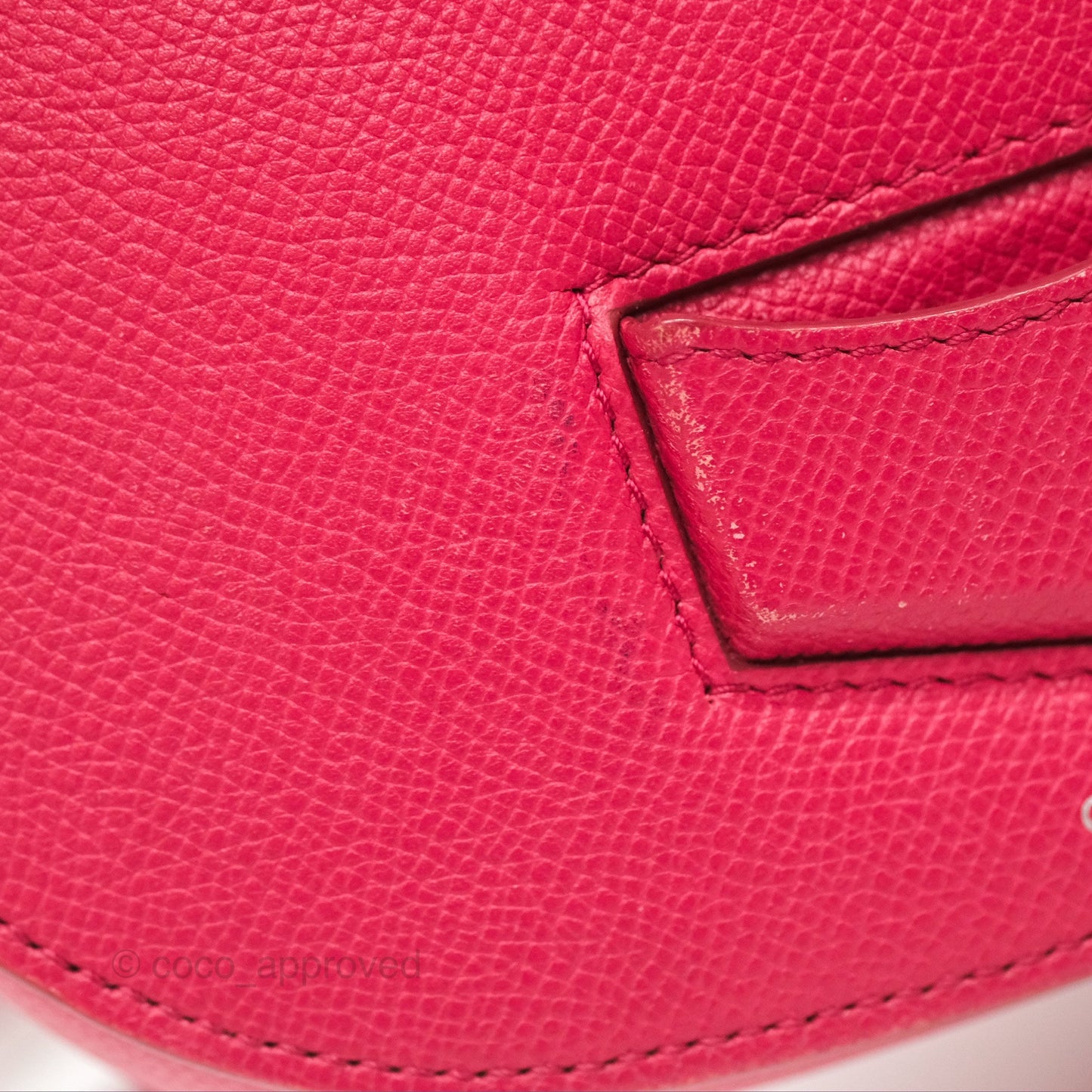 Celine Small Trotteur Crossbody Bag Grained Calfskin Dark Pink