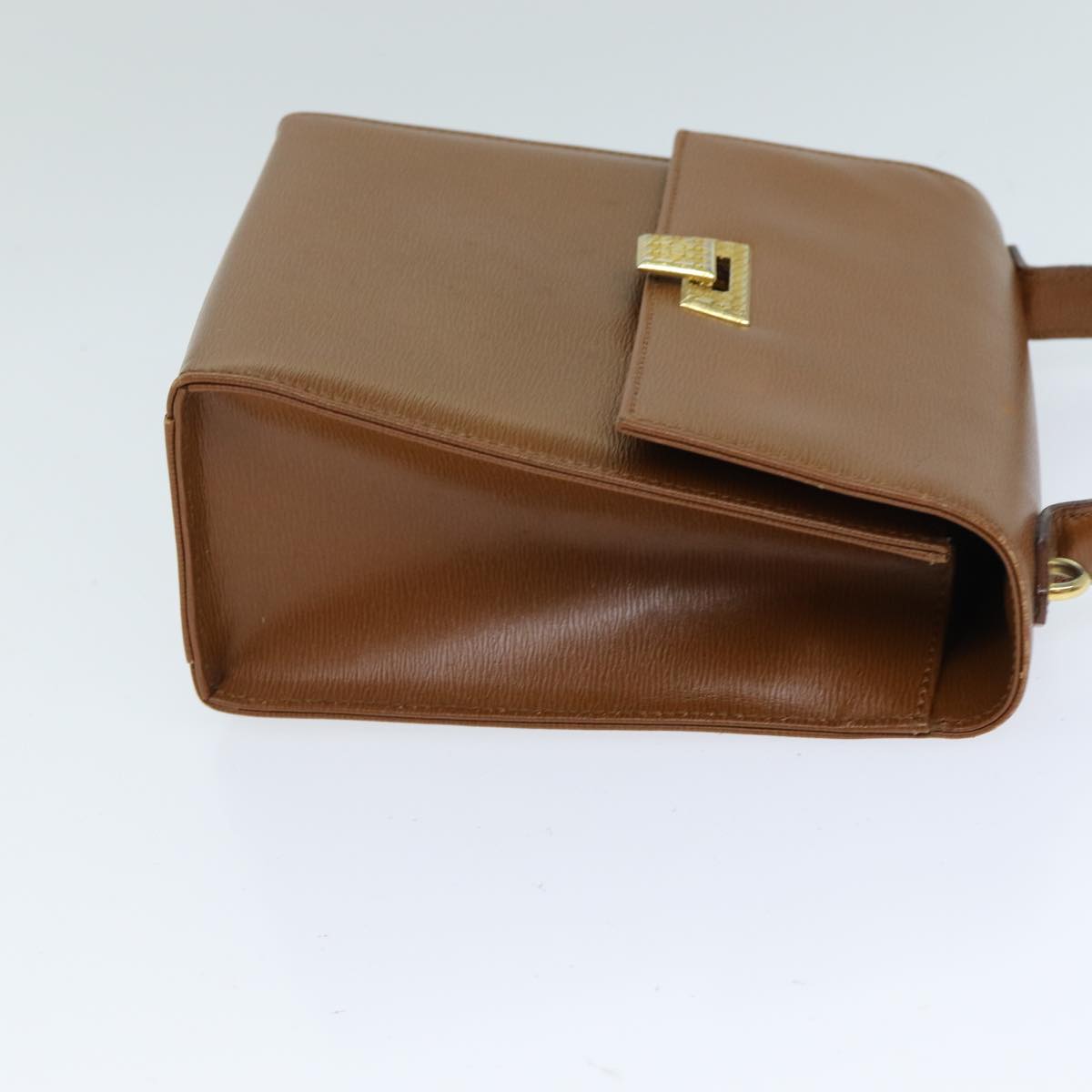 CHRISTIAN DIOR Shoulder Bag Leather Brown Auth 81611