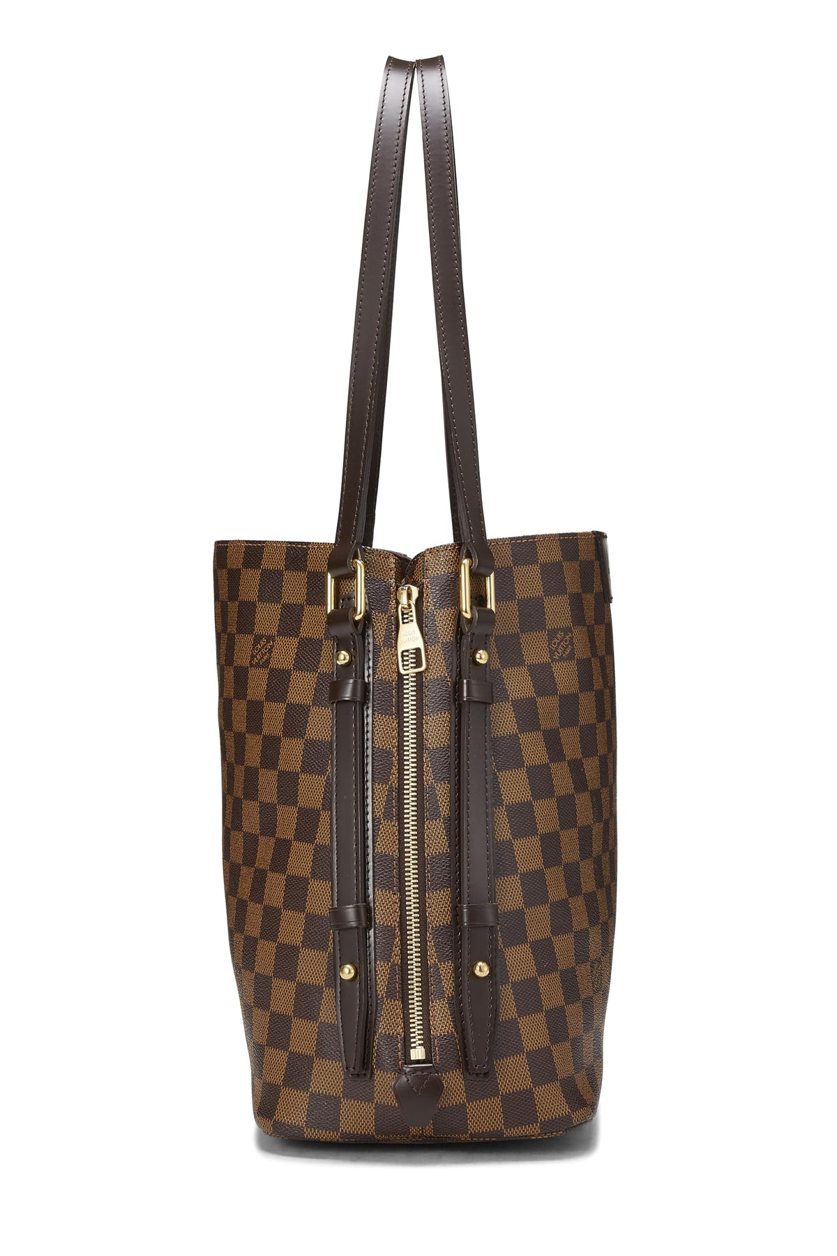 Louis Vuitton,  Damier Ebene Cabas Rivington, Brown