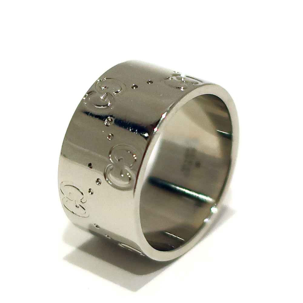 Gucci 750WG 7.5 . about 7.7g White G K18 Ring Jewelry