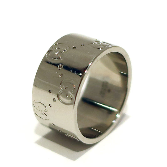 Gucci 750WG 7.5 . about 7.7g White G K18 Ring Jewelry
