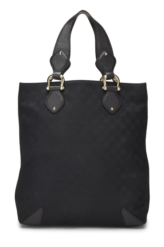 Gucci, Black Original GG Canvas Tote Medium, Black