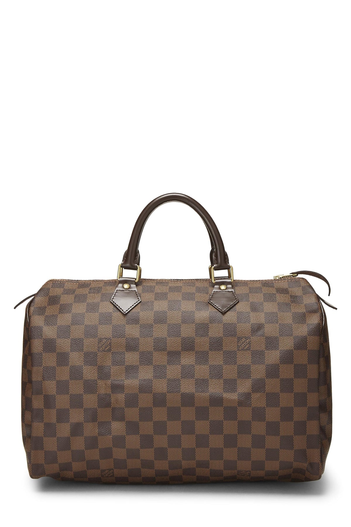Louis Vuitton,  Damier Ebene Speedy 35, Brown
