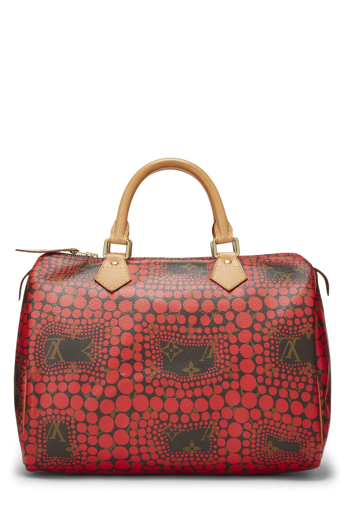 Louis Vuitton,  Yayoi Kusama x Louis Vuitton Red Monogram Dots Infinity Speedy 30, Red
