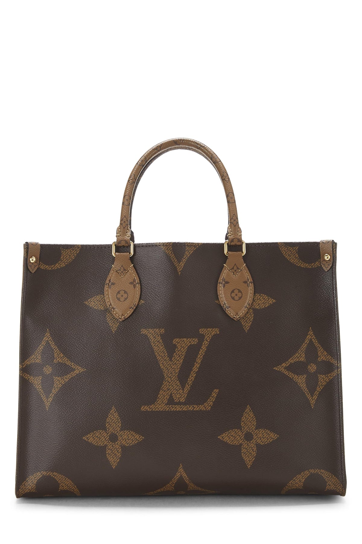 Louis Vuitton,  Monogram Reversed Giant On The Go MM, Brown