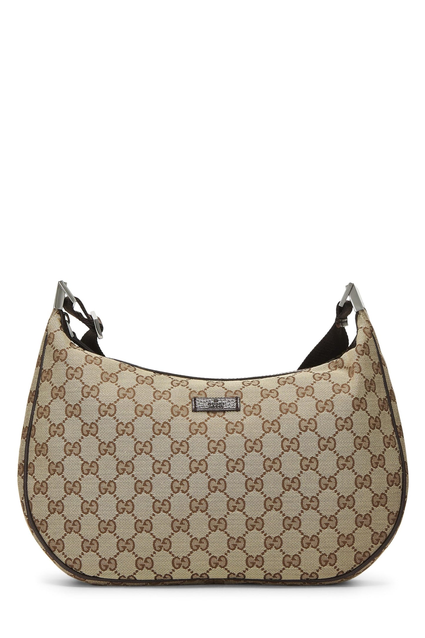 Gucci, Original GG Canvas Round Messenger, Brown