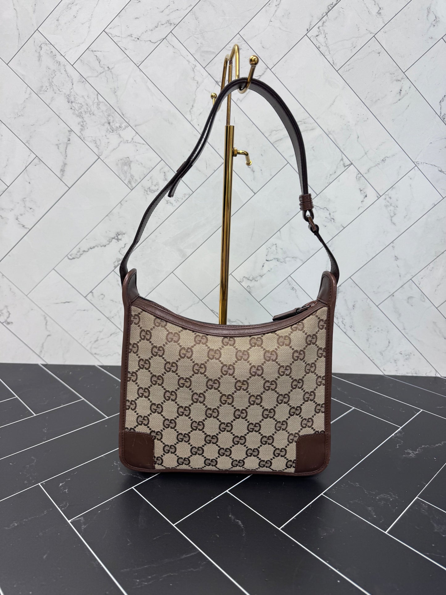 Gucci Canvas Shoulder Bag