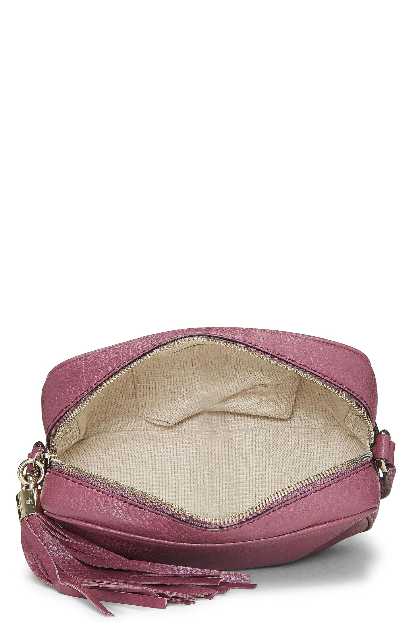 Gucci, Purple Grain Leather Soho Disco, Purple