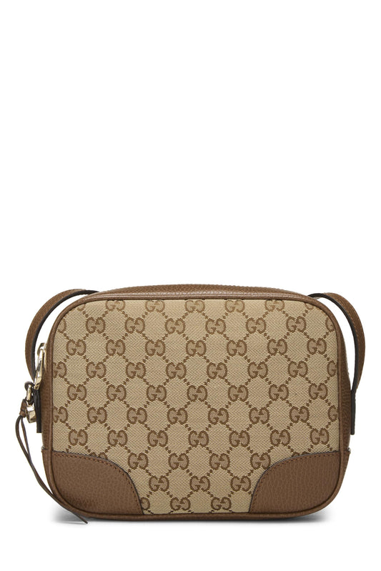 Gucci, Brown Original GG Canvas Bree Crossbody, Brown