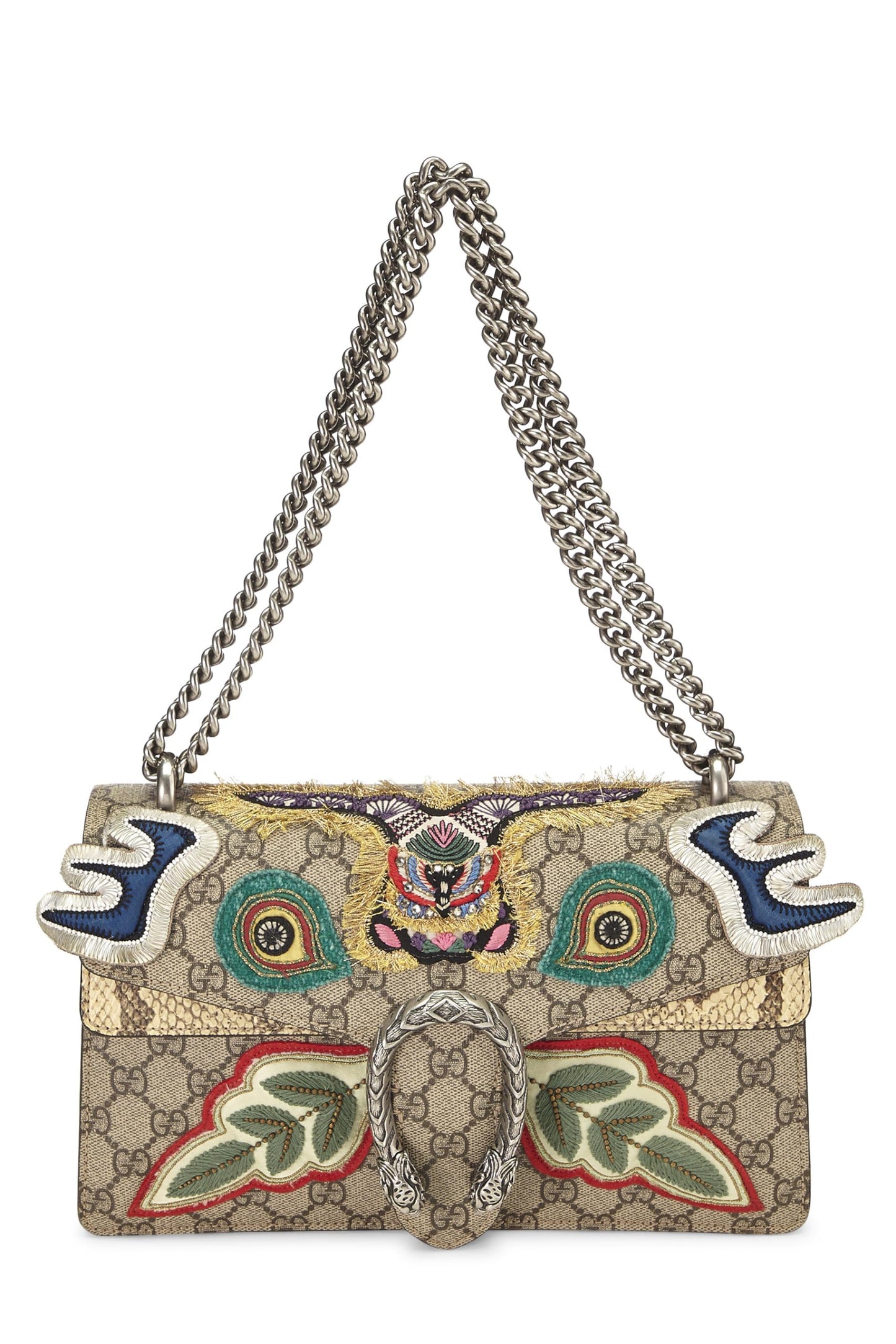 Gucci, Original GG Supreme Canvas Embroidered Dionysus Small, Brown