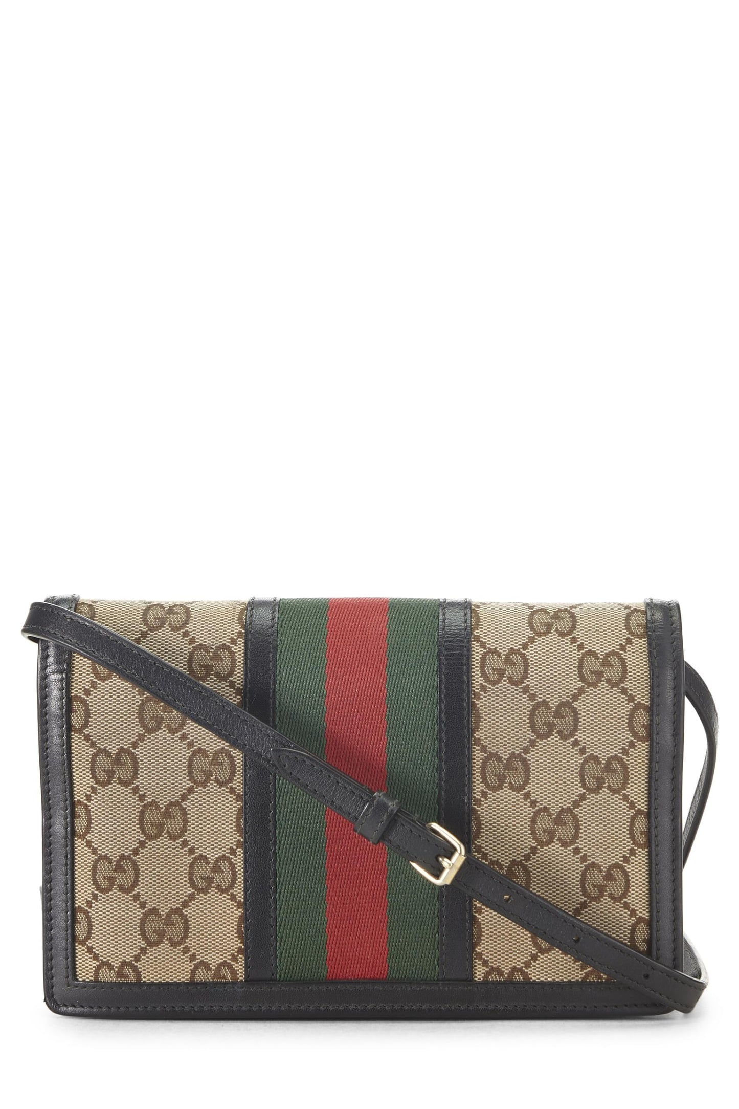 Gucci, Original GG Canvas Web Crossbody, Brown
