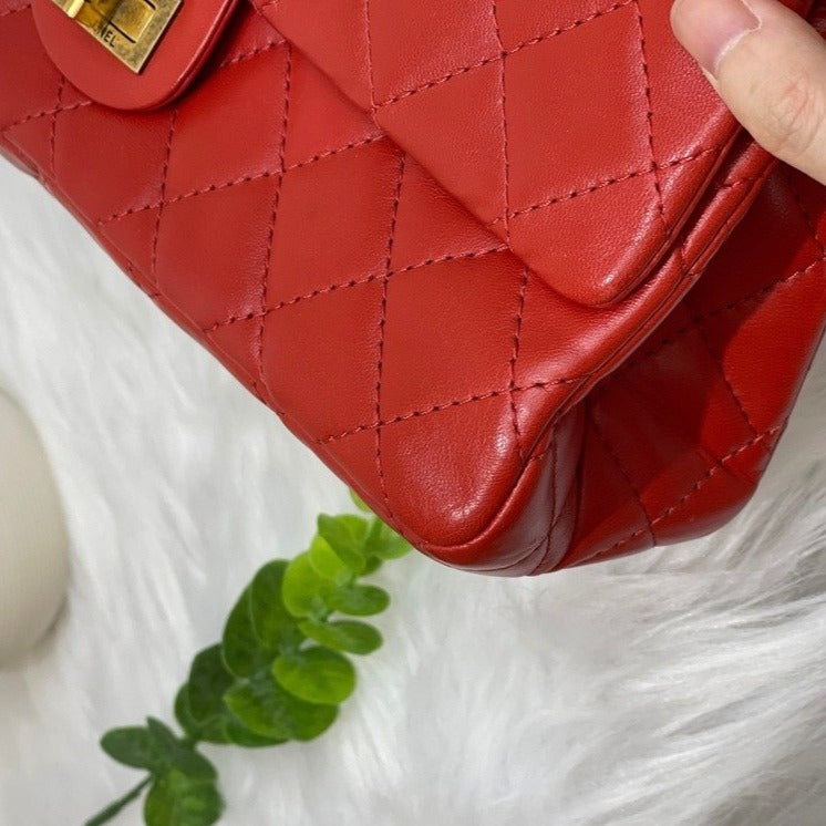 2.55 Reissue Lambskin Red GHW