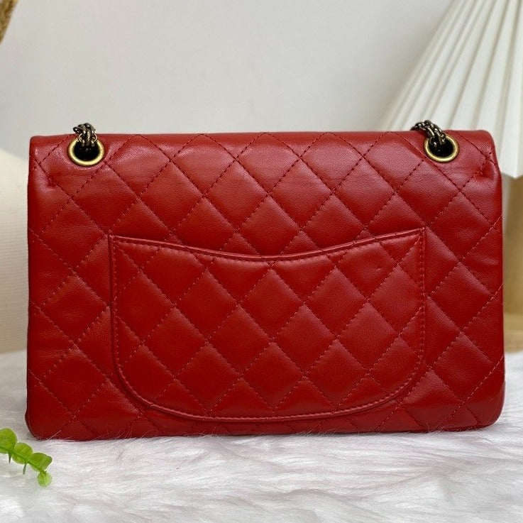 2.55 Reissue Lambskin Red GHW