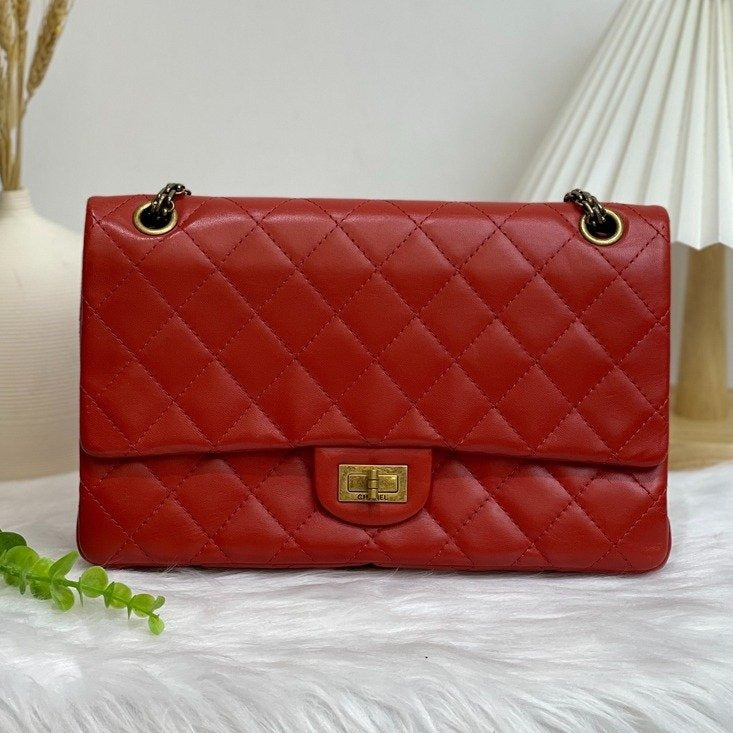 2.55 Reissue Lambskin Red GHW