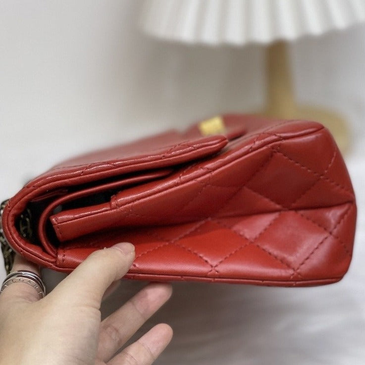 2.55 Reissue Lambskin Red GHW