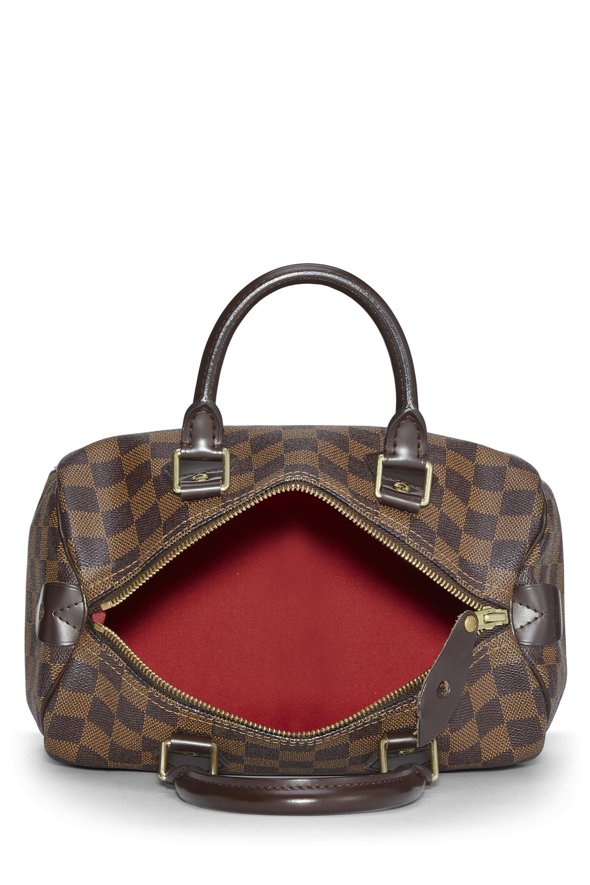 Louis Vuitton,  Damier Ebene Speedy 25, Brown