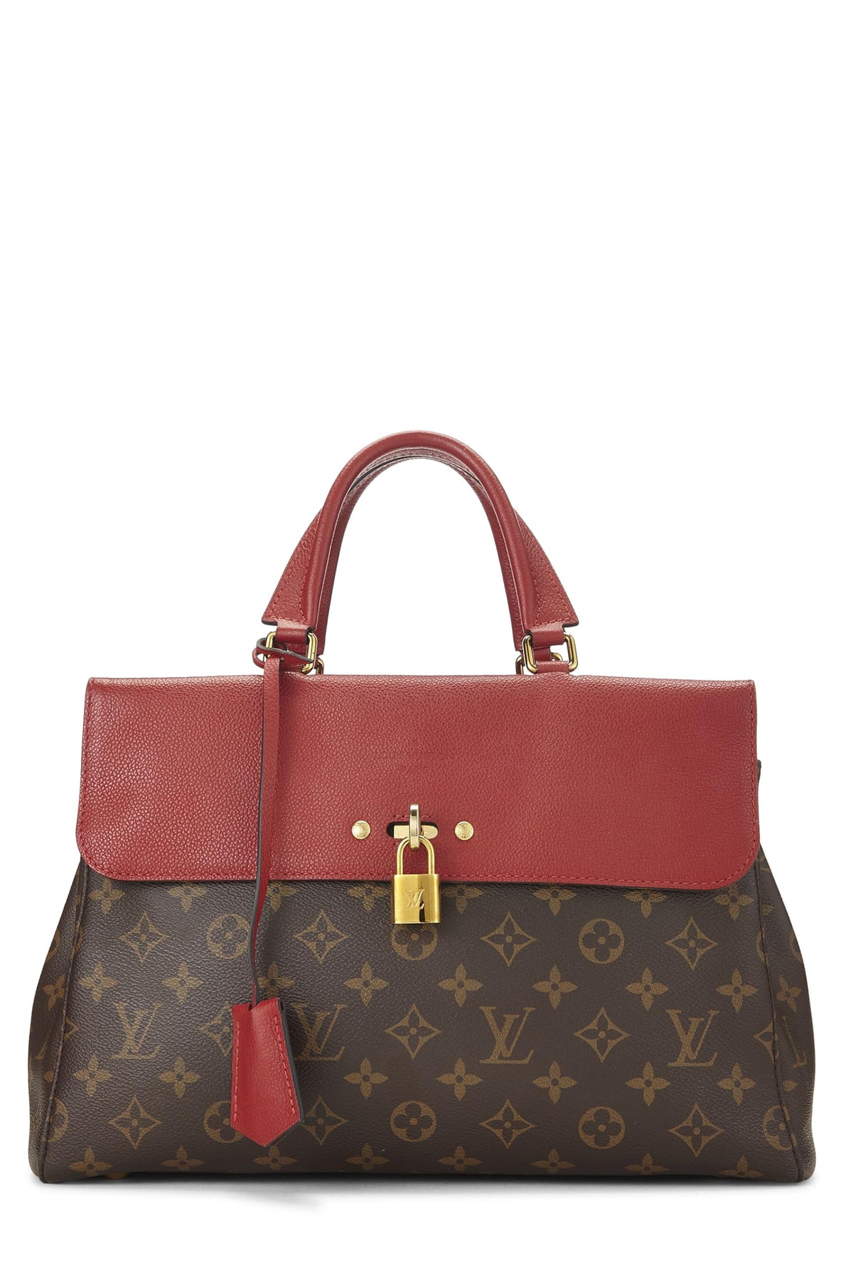 Louis Vuitton,  Navy Monogram Canvas Venus, Red