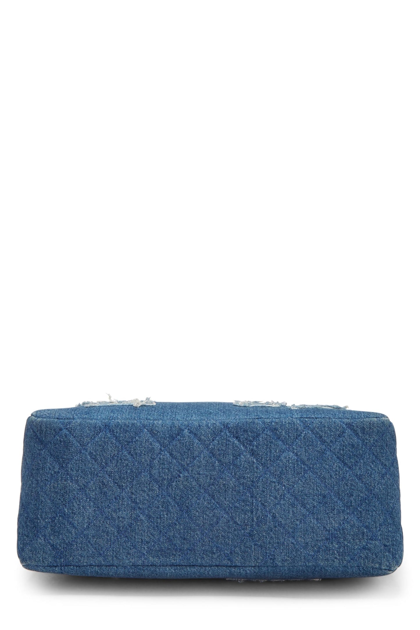 Chanel,  Paris-Egypt Blue Denim & Shearling Hieroglyph Shopping Tote, Blue