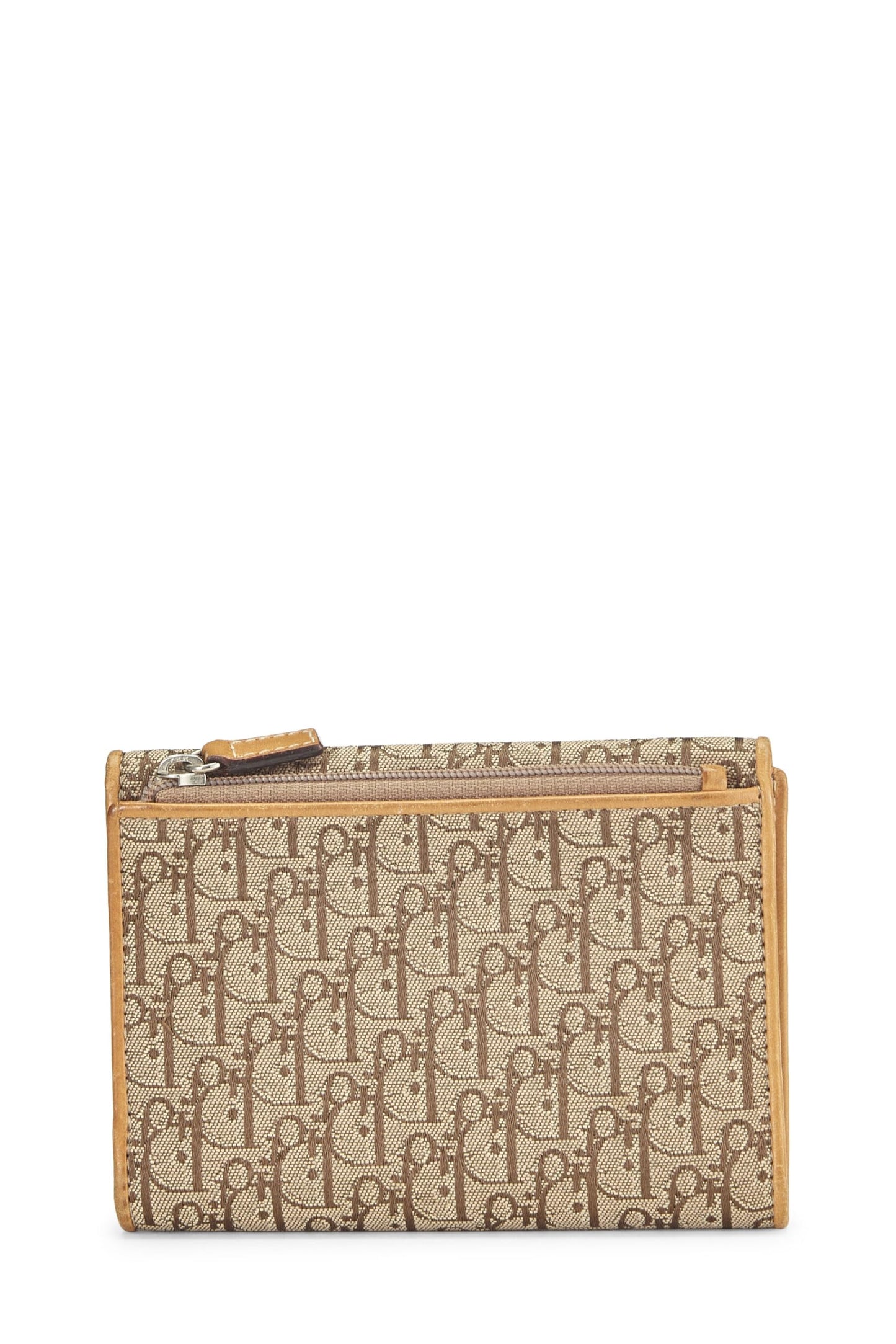 Dior,  Beige Trotter Canvas Wallet, Beige