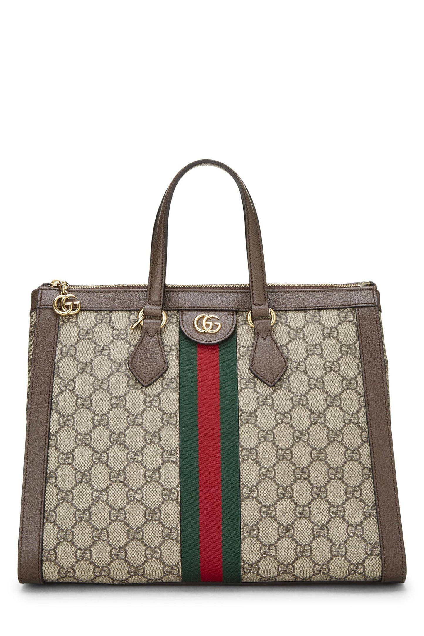 Gucci, Original GG Supreme Canvas Ophidia Tote Medium, Brown