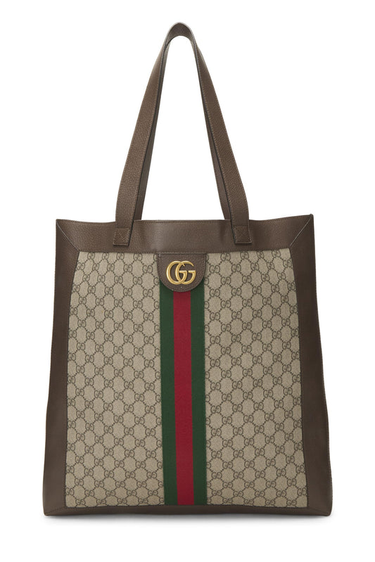 Gucci, Original GG Supreme Canvas Ophidia Tote Large, Brown