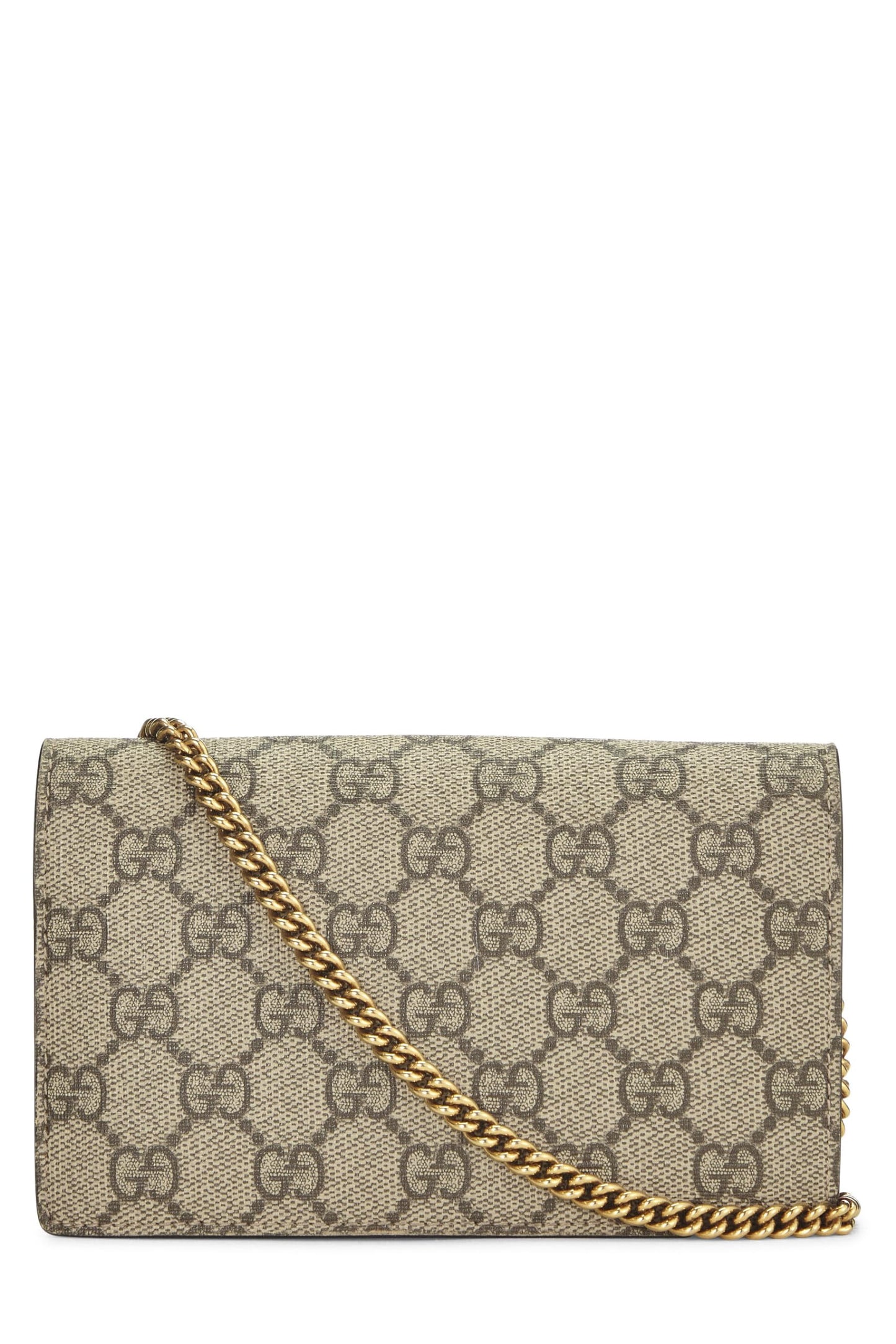 Gucci, Red Original GG Supreme Canvas Cherry Convertible Clutch Mini, Red