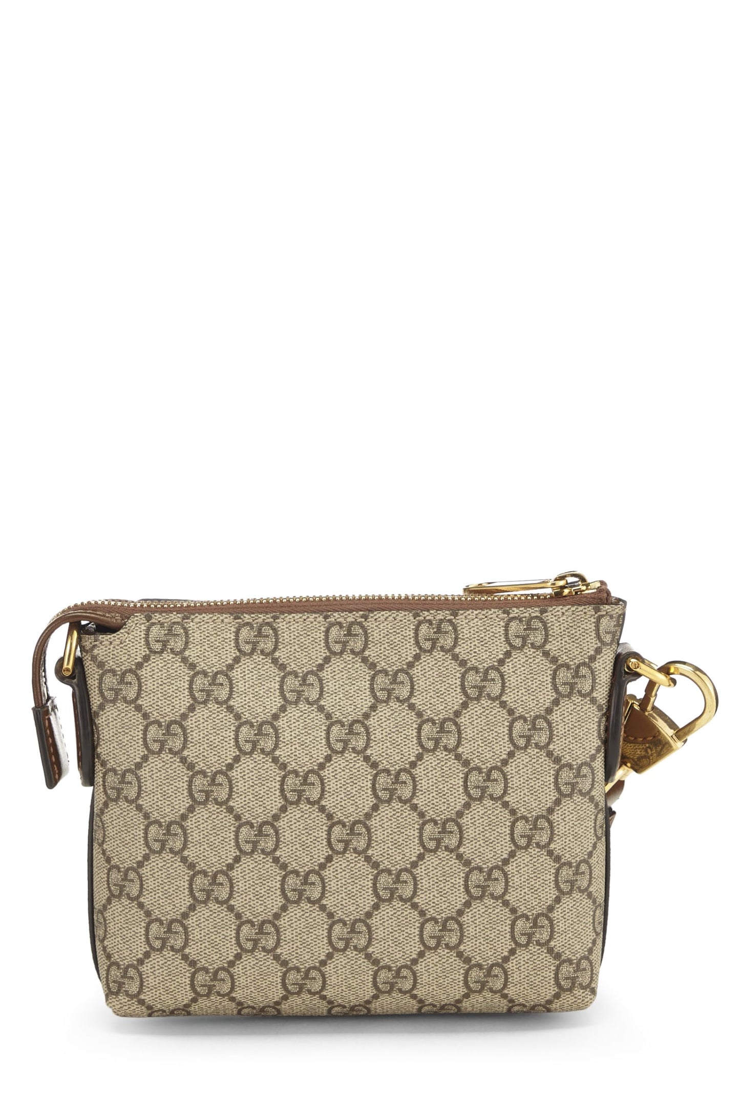 Gucci, Original GG Supreme Canvas Convertible Wristlet, Brown