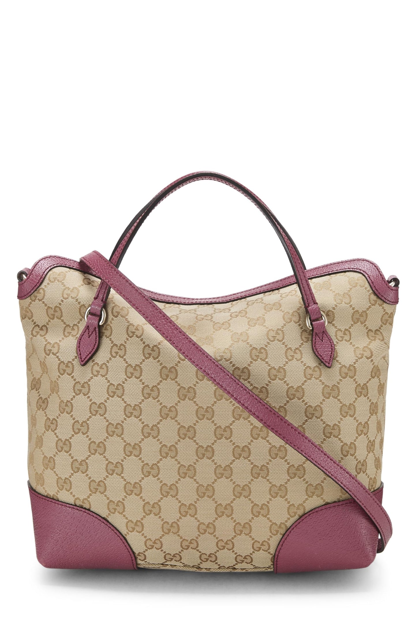 Gucci, Pink Original GG Canvas Bree Handbag, Pink