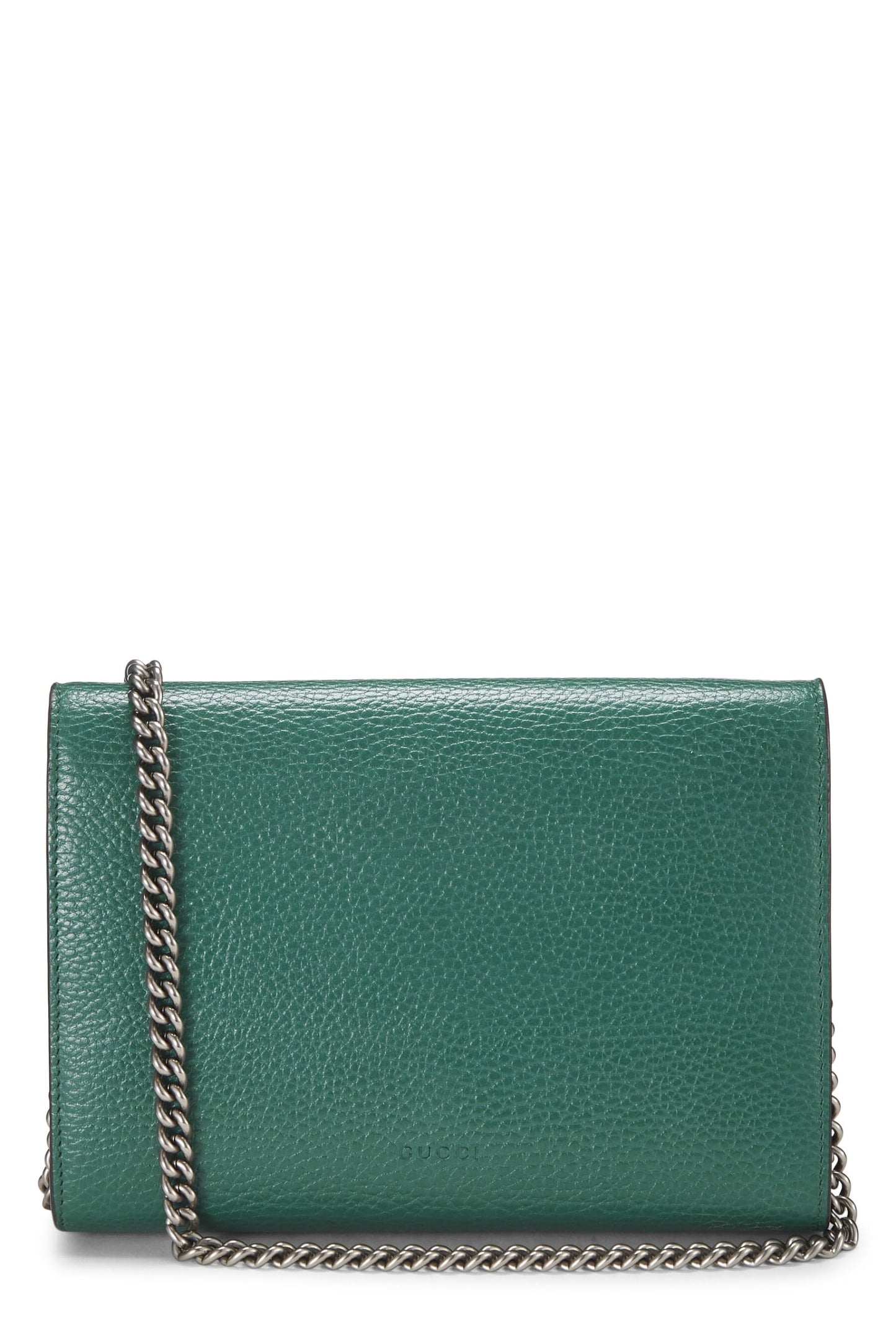 Gucci, Green Leather Dionysus Shoulder Bag Small, Green