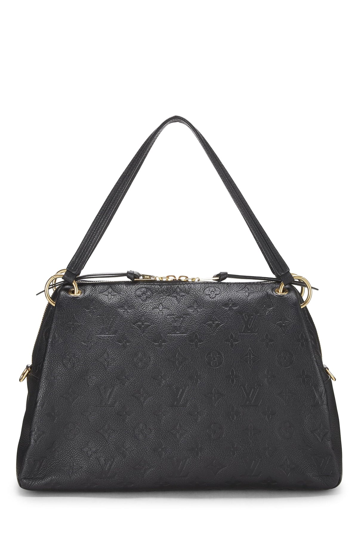 Louis Vuitton,  Black Monogram Empreinte Ponthieu PM, Black