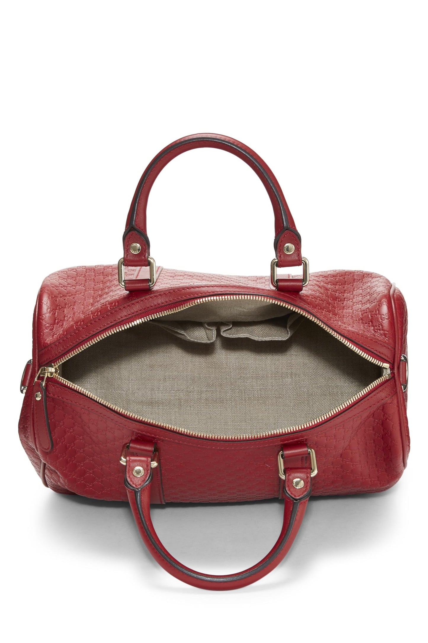 Gucci, Red Microguccissima Leather Joy Boston, Red