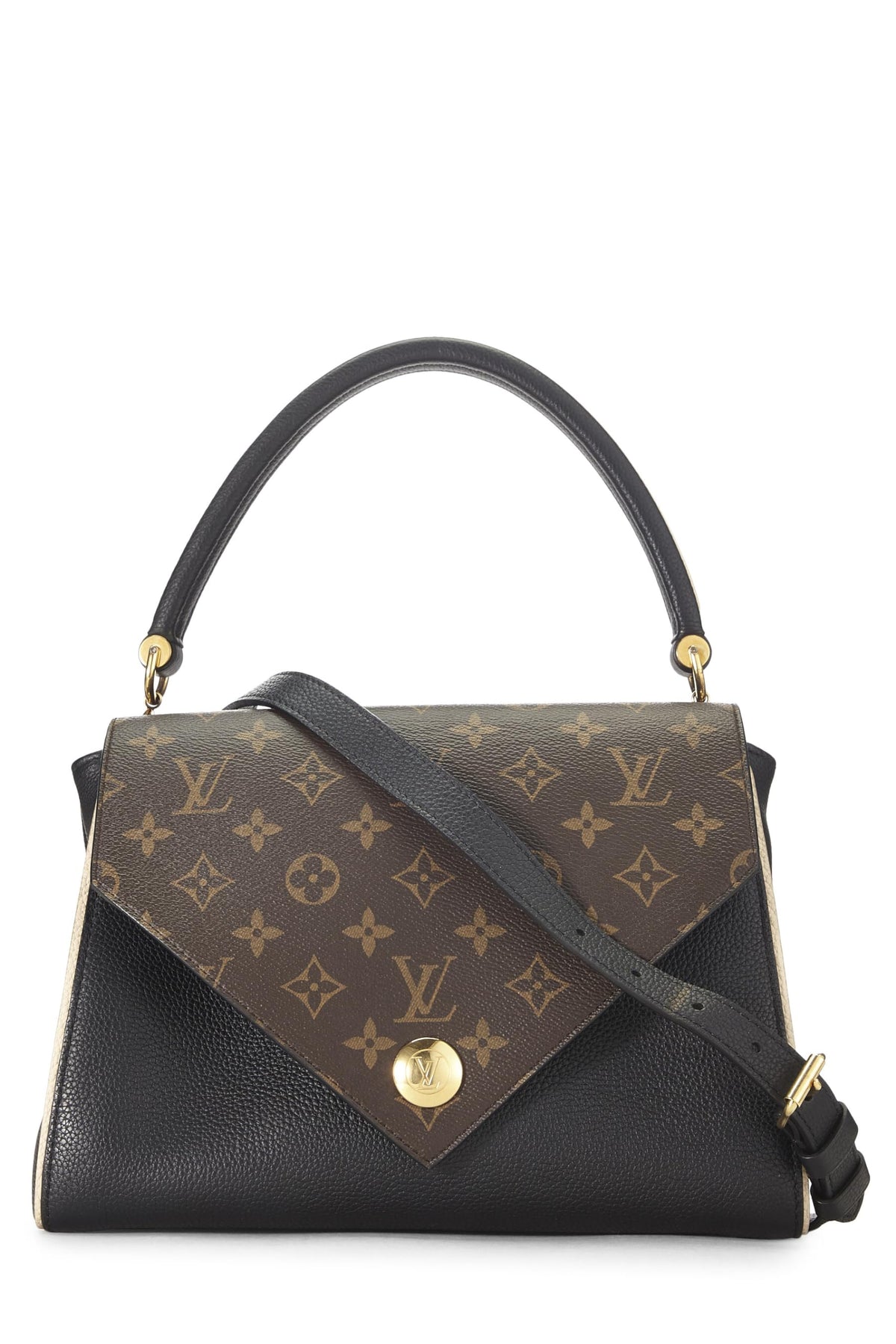 Louis Vuitton,  Black Monogram Double V Bag, Black