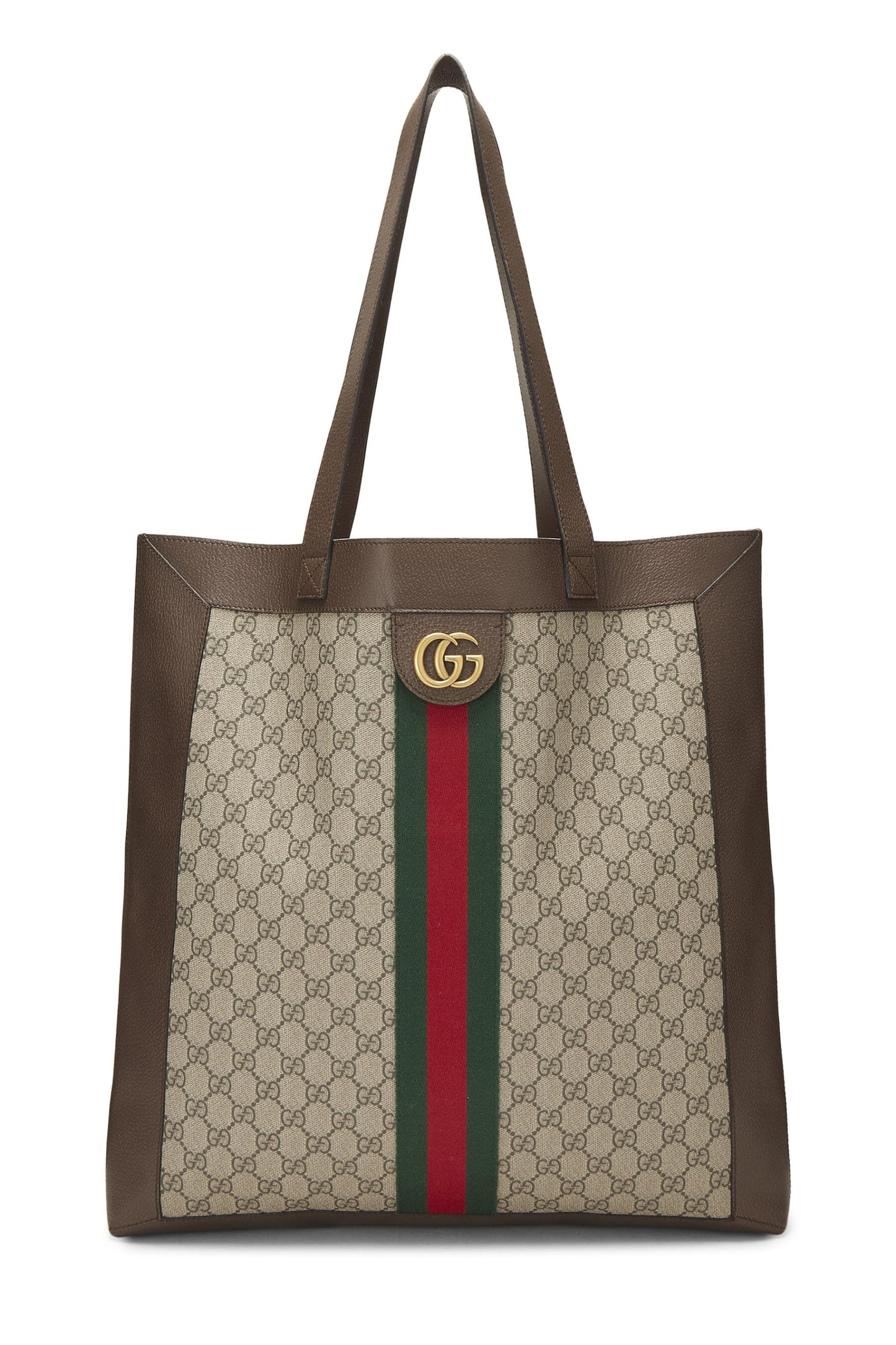 Gucci, Brown Original GG Supreme Canvas Ophidia Tote Large, Brown