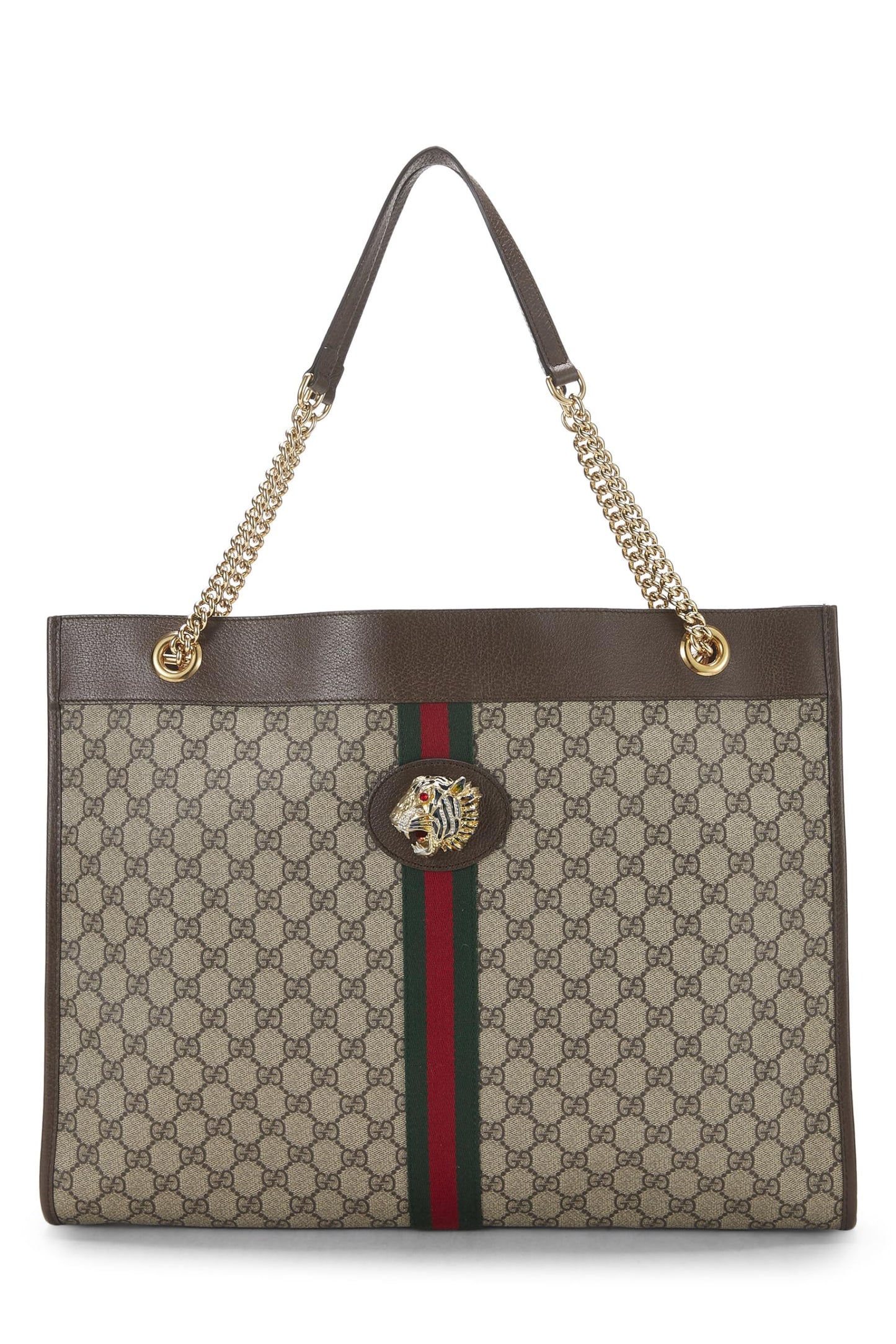 Gucci, Brown Original GG Supreme Canvas Rajah Tote, Brown