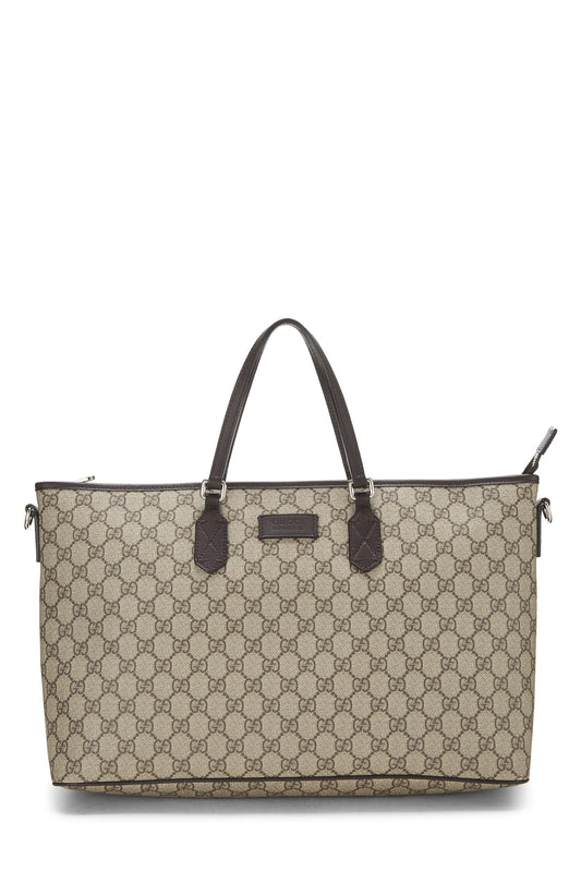 Gucci, Original GG Supreme Canvas Tote Large, Brown