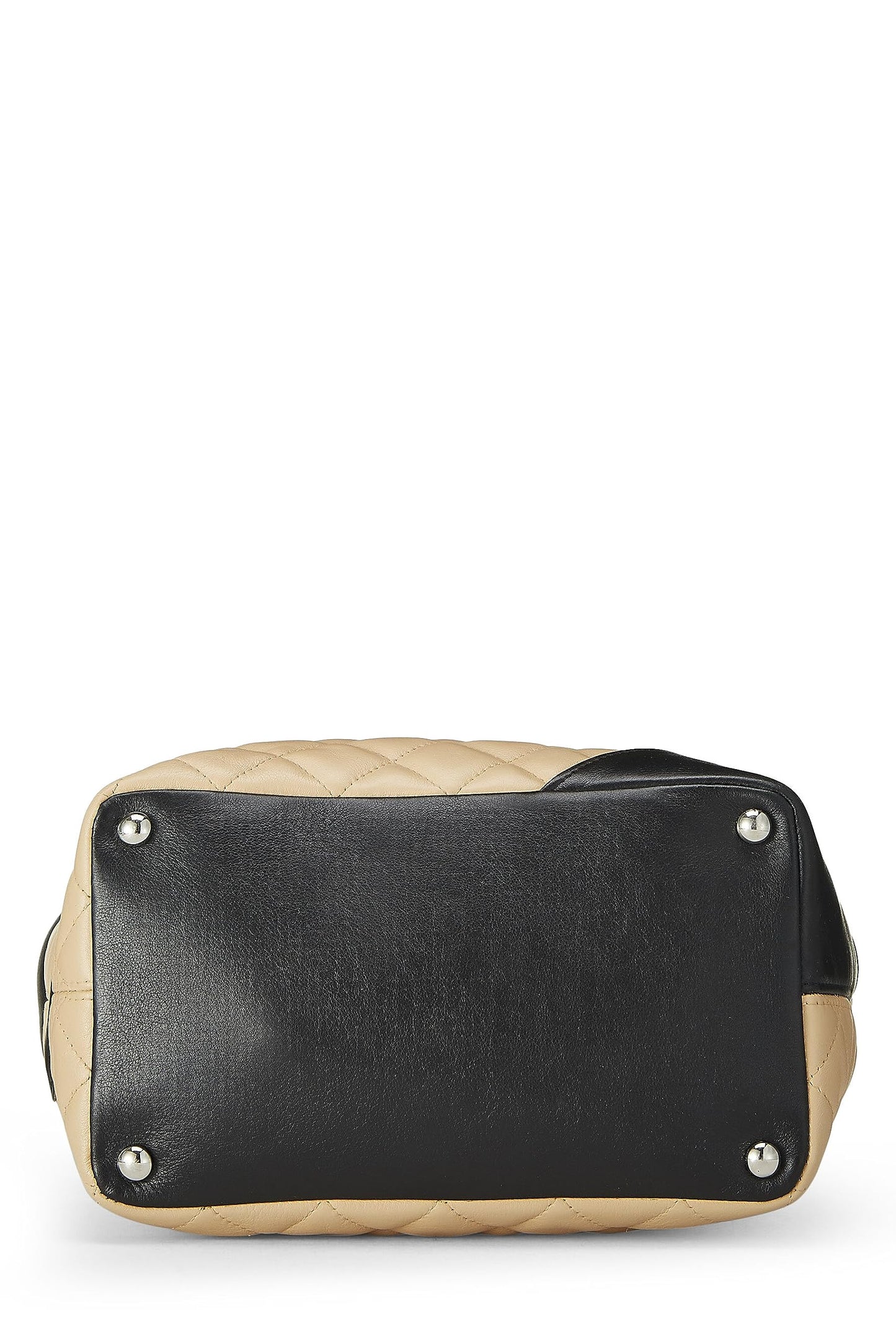 Chanel,  Beige Quilted Calfskin Cambon Tote Small, Beige