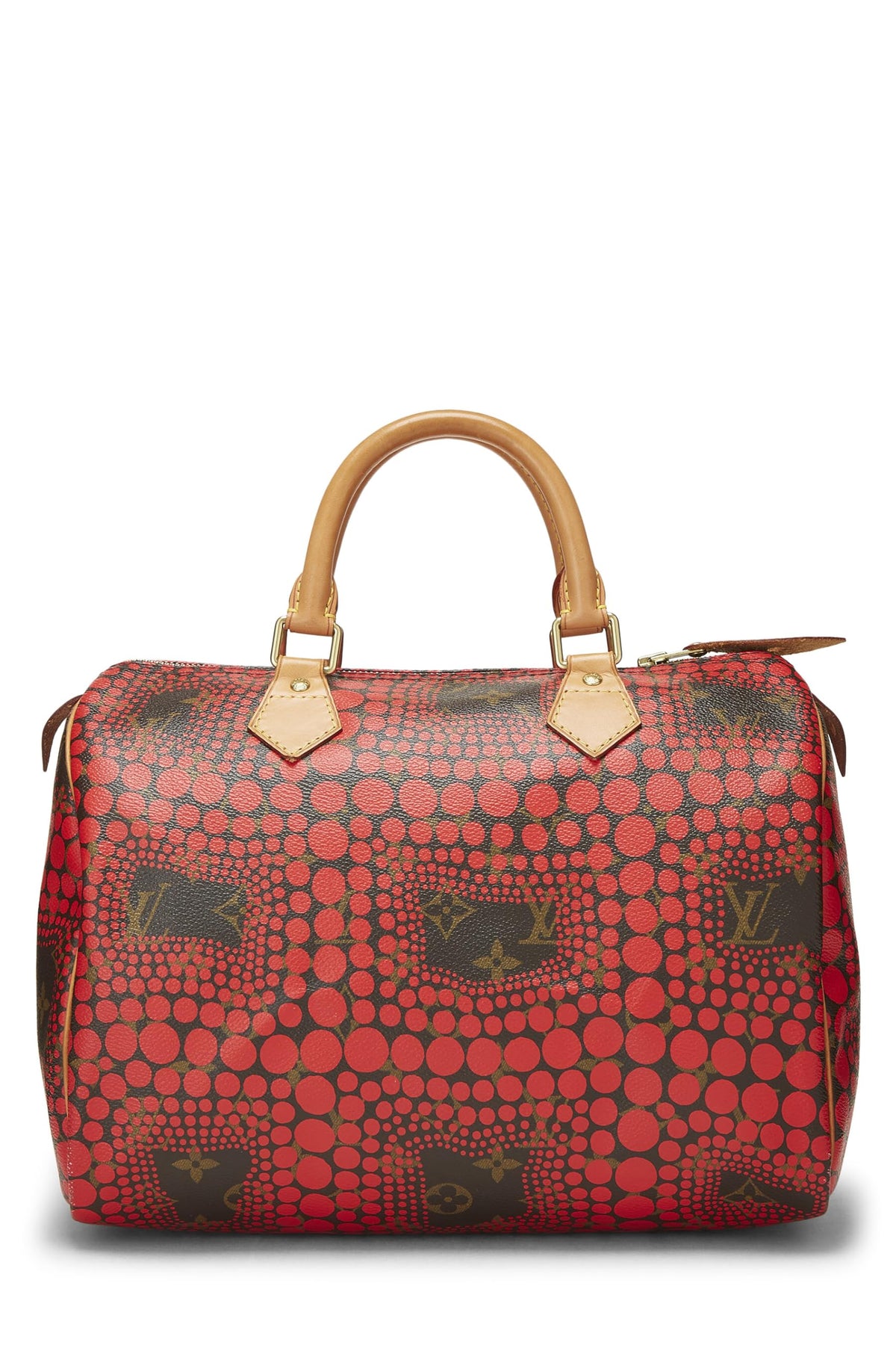 Louis Vuitton,  Yayoi Kusama x Louis Vuitton Red Monogram Dots Infinity Speedy 30, Red