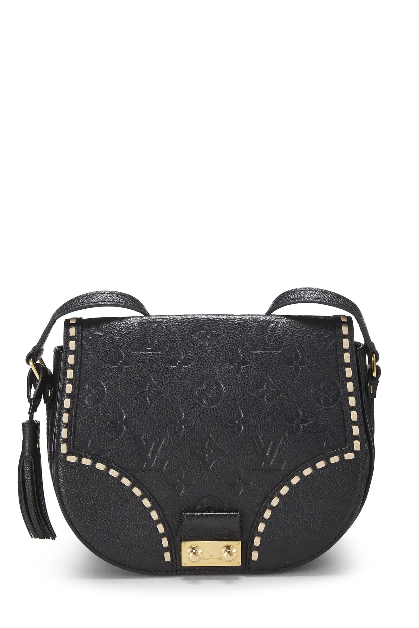 Louis Vuitton,  Black Monogram Empreinte Junot Crossbody, Black