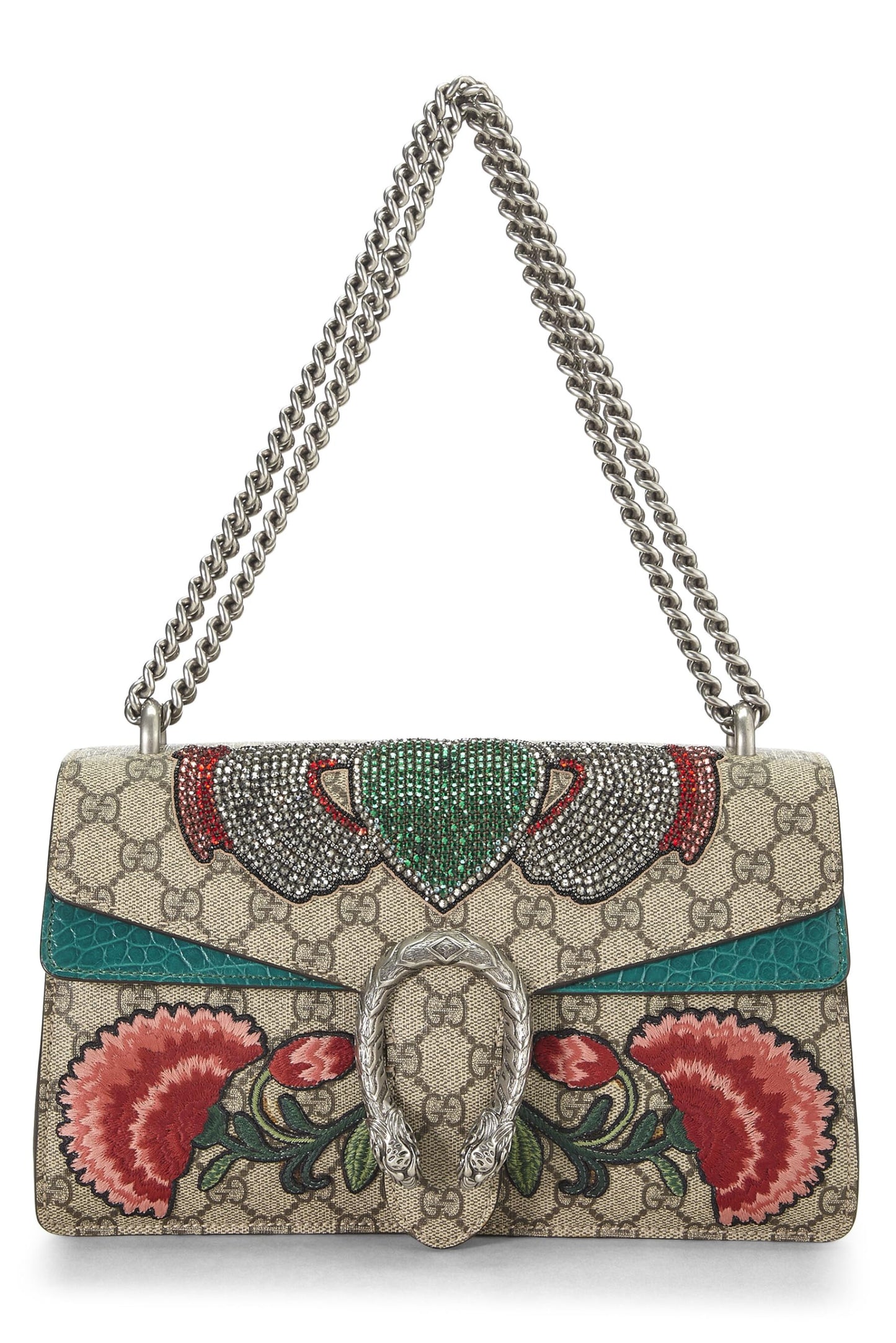 Gucci, Original GG Supreme Canvas Embroidered Dionysus Small, Multi