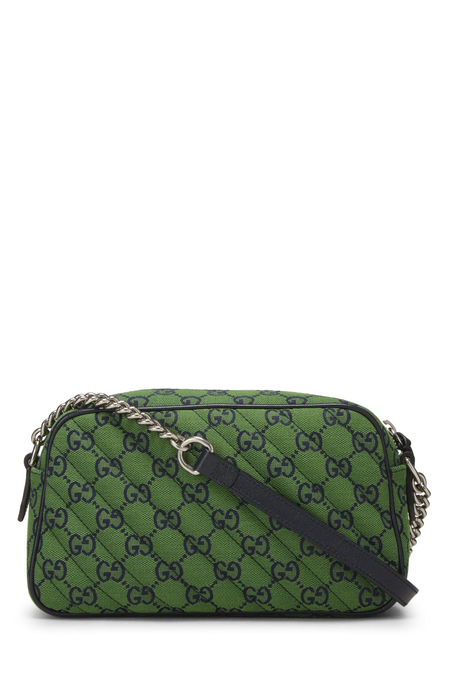 Gucci, Green Original GG Canvas Matelassé Marmont Crossbody Small, Green