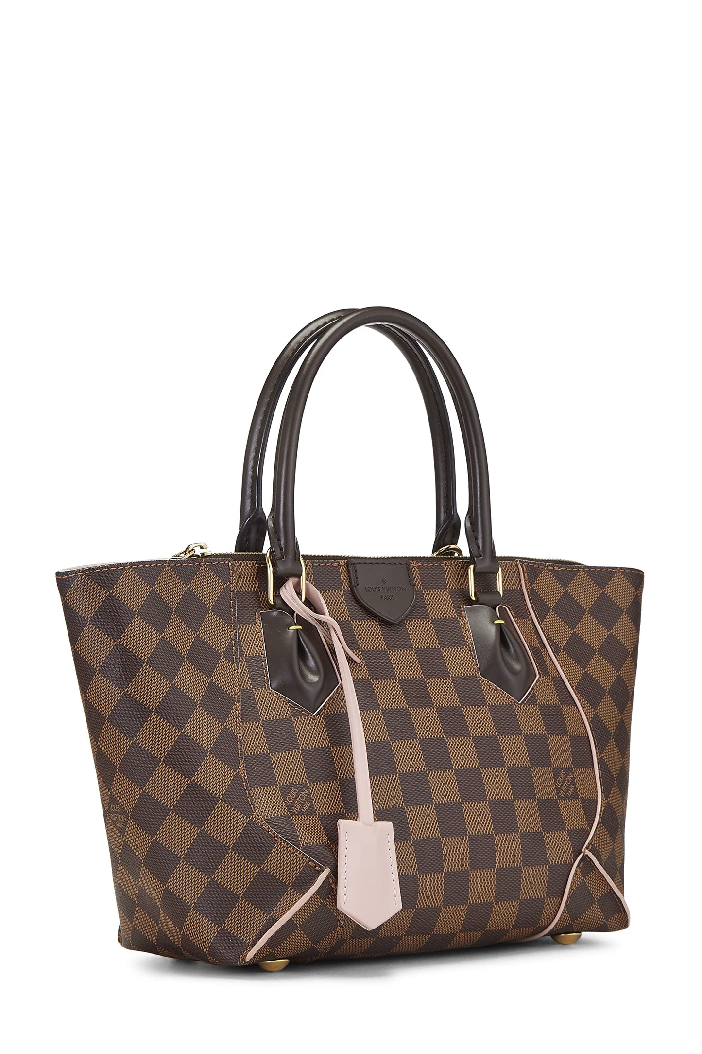 Louis Vuitton,  Damier Ebene Caissa Tote PM, Pink