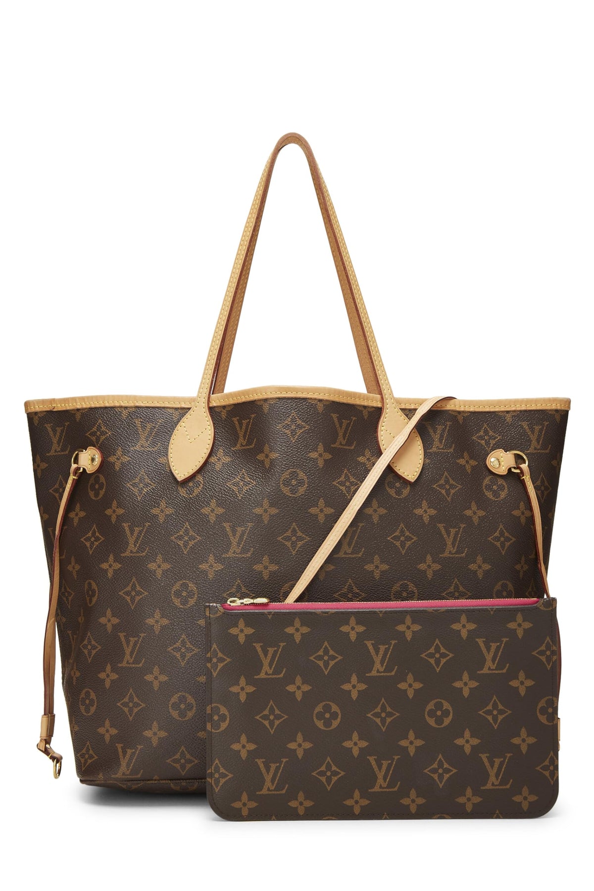 Louis Vuitton,  Pink Monogram Canvas Neo Neverfull MM, Pink